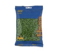 Hama Perline da stiro - verde oliva (201-84), 3000 pezzi.
