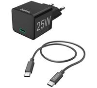 Hama Mini 25W Caricatore USB 25 W 1x USB-C ® Nero Ambiente interno
