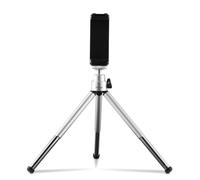 Hama Treppiede Fancy 2 in 1 Mini – per smartphone e fotocamera, attacco a vite 1/4, 16 cm, Argento