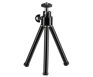 Hama - Mini Treppiedi, 14-21 cm, 124 g, testa 3D, gambe in 2 sezioni, nero