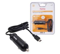 Hama Mini USB Adattatore per Auto Caricabatteria 2,4A Caricatore Cellulare