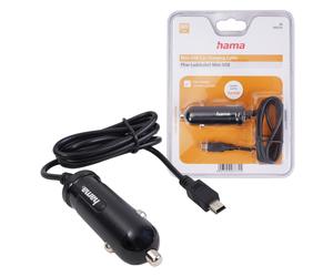 Hama Mini USB Auto Caricabatteria Compressore Carica - Adattatore per GPS Navi