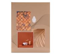 Hama Minimax - Album fotografico "Singo II" (formato 12,5 x 16,5 cm, 100 foto 10 x 15 cm, 100 pagine, motivo Zen) Terracotta