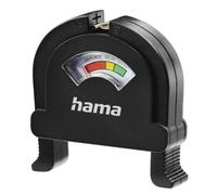 HAMA | Misuratore di carica delle batterie (Misuratore universale di batterie monouso, o ricaricabile, compatibile con 6 tipi di batterie) colore nero