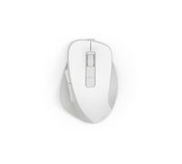 Hama Mouse Ottico SS Filo 6 Pulsanti WM-500, Silenzioso, Bianco