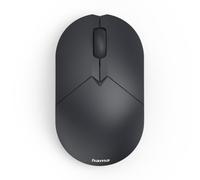 Hama Mouse wireless mini compatto. (Pulsanti silenziosi, sensore ottico 1200 dpi, ricevitore USB nano, risparmio energetico intelligente) nero.
