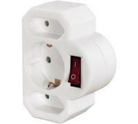 Hama Multistecker, 3-fach mit Schalter WeiÃ NEW