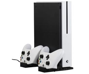 Hama Netz-Ladegerät Caricatore 2x Batteria Dock Stand per Xbox Uno S Controller