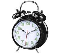 HAMA - Nostalgia Orologio Da Tavolo In Quarzo Rotondo Nero