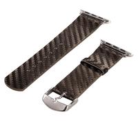 Hama Orologi Bracciale Cinturino per Carbonio Apple Watch 42mm 44mm Serie 1-6