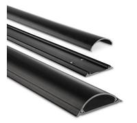 Hama Passacavi, Autoadesivo, Semi-Circolare 100 X 7 X 2,1 cm, PVC, Nero