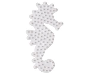 Hama Pegboard Pannello Forato per Giocare con Le Perline, a Forma di Cavalluccio Marino