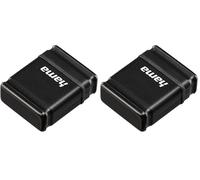 Hama - Penna USB 2.0 per Netbook Smartly FlashPen, 32 GB, 66x, colore: Nero (Confezione da 2)