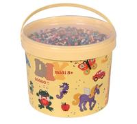 Hama-Perle 181-67 - Secchio di Perline da Stirare, Colore: Nero