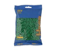 Hama Perline 201-10 perline da stirare con circa 3.000 perline midi colorate con diametro di 5 mm, verde, divertimento creativo per bambini a partire dai 5 anni in su