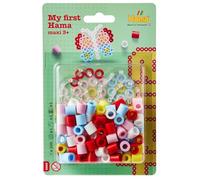 Hama Perle 8983 Maxi Perline da Stirare, Confezione da 100 Perline con Diametro di 10 mm, Motivo Farfalla, Divertimento Creativo per Grandi e piccini