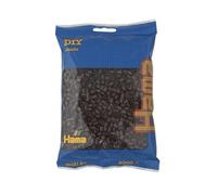 Hama Perlen 201-12 perline da stirare con circa 3.000 perline colorate con diametro di 5 mm, colore marrone, divertimento creativo per bambini dai 5 anni in su