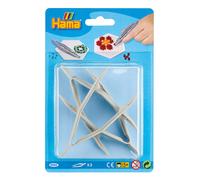 Hama Perlen 4904 Plastic Tweezers Set for Crafts with Ironing Beads, 3 Pieces, C