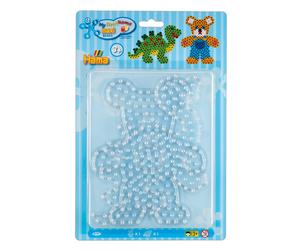 Hama Perlen 8101 Peg Plates Set of 2 for Maxi Ironing Beads with Diameter 10 mm,