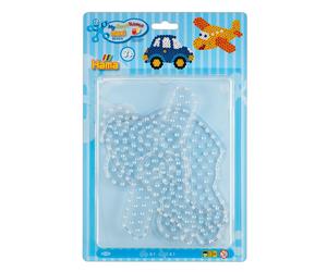 Hama Perlen 8103 Peg Plates Set of 2 for Maxi Ironing Beads with Diameter 10 mm,