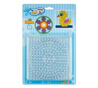 Hama Perlen 8104 Peg Plates Set of 2 for Maxi Ironing Beads with Diameter 10 mm,