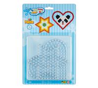Hama Perlen 8105 Peg Plates Set of 2 for Maxi Ironing Beads with Diameter 10 mm,