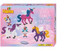 Malte Haaning Plastic 0644002 3138 Hama Magical Horses Large Activity Box, Multi