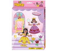 Hama Perlina 3431 - Set Regalo Sirena con Circa 2.000 Perline Midi Colorate con Diametro di 5 mm, Piastra per Penna, Carta da Stiro Inclusa