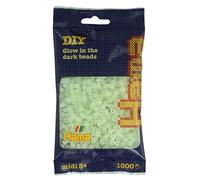 Hama Perline 207-55 Perline da Stirare con Circa 1.000 Perline Midi con Diametro di 5 mm, Colore Verde Chiaro, Divertimento Creativo per Grandi e piccini