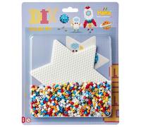 Hama Perline da Stirare, Circa 1.100 Perle, 1 Grande Piastra a Stella n. 269, Istruzioni e Carta da Stiro, Decorazione a Mosaico, Arte e Artigianato, per Bambini creativi a Partire dai 5 Anni in su
