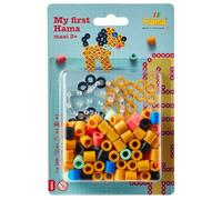Hama Perline da stiro, circa 100 perline, 1 pannello forato trasparente per cani di piccola taglia n. 8226 e carta da stiro, decorazione a mosaico per bambini dai 5 anni in su