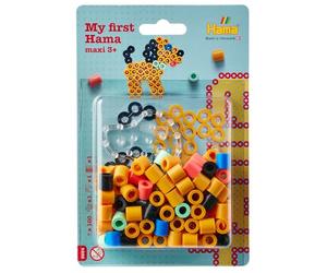 Hama Perline da Stirare, Circa 100 Perle, 1 Piastra Trasparente per Cani n. 8226 e Carta da Stiro, Decorazione a Mosaico, Arte e Artigianato, per Bambini creativi a Partire dai 5 Anni in su