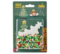 Hama Perline da Stirare, Circa 450 Perle, 1 Piastra per Albero di Natale n. 331 e Carta da Stiro. Decorazione a Mosaico per Bambini creativi a Partire dai 5 Anni in su