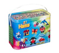 Hama Perline midi Multicolori, in Secchio 0028178208677, Modelli/Colori Assortiti, 1 Pezzo