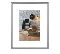 Hama Plastic Frame"Sevilla", Silver Matt, 21 x 29,7 cm - picture frames (Silver Matt, 21 x 29,7 cm)