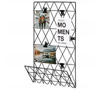 Hama Porta Foto Wand-Gitter Metallo Bacheca Deko-Gitter Cornici Pin Collage