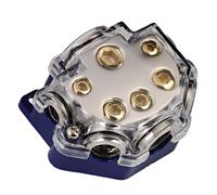 Hama Powersplitter Techline 1/5 Blocco Distribuzione Car-HiFi 50mm² Dorato