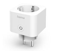 Hama Presa Wi-Fi (Matter Smart Home, universale, Wi-Fi controllata con app e controllo vocale, con misurazione della corrente, presa Smart Home come timer, 3680 W)