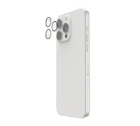 Hama Protezione per fotocamera del telefono cellulare per iPhone 16 Pro/16 Pro Max (3 lenti singole, protezione per obiettivo iPhone, antiurto, 9H, pellicola protettiva adatta alle custodie, custodia