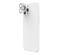 Hama Protezione per fotocamera del telefono cellulare per iPhone 16 Pro/16 Pro Max | Protezione per obiettivo iPhone antiurto, vetro fotocamera 9H, pellicola protettiva compatibile con custodie
