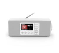 Hama Radio digitale con sveglia (radio DAB con grande display, radio da cucina, DAB+, radio senior con funzionamento semplice, Bluetooth, FM, radiosveglia, radio stereo, piccola radio con buona
