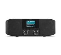 Hama Radio Internet WLAN e DAB Radio DAB Plus Radio con Bluetooth da cucina, Internet Radio DAB+, radio digitale stereo, Bluetooth, sveglia, Aux 3,5 mm, radio FM, colore nero