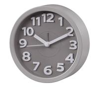 Hama Sveglia Retro' Rotonda Taupe A Basso Rumore 186324-Hama