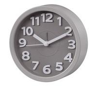 Hama Sveglia Retro' Rotonda Taupe A Basso Rumore 186324-Hama
