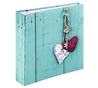 Hama Memo Rustico Album Fotografico 22,5x22,5cm 200 Foto 10x15cm Violetto 000021