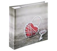 Hama Memo Rustico Album Fotografico 22,5x22,5cm 200 Foto 10x15cm Bianco Blu 0000