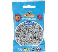 Hama - Sacchetto da 2000 Perline da Stirare, Misura Mini, Grigio Chiaro, 501-70