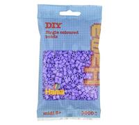 Hama - Sacchetto di perline, circa 1000 perline a fusibile, decorazione a mosaico per bambini dai 5 anni in su, viola pastello