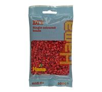 Hama Sacchetto di perline | Circa 1000 perline Midi Fuse | Decorazione a mosaico Arti e mestieri per bambini creativi dai 5 anni in su | Rosso ciliegia