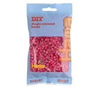 HAMA Sacchetto di Perline | Circa 1000 Perline Midi Fuse | Decorazione a Mosaico Arti e Mestieri per Bambini creativi dai 5 Anni in su | Claret
